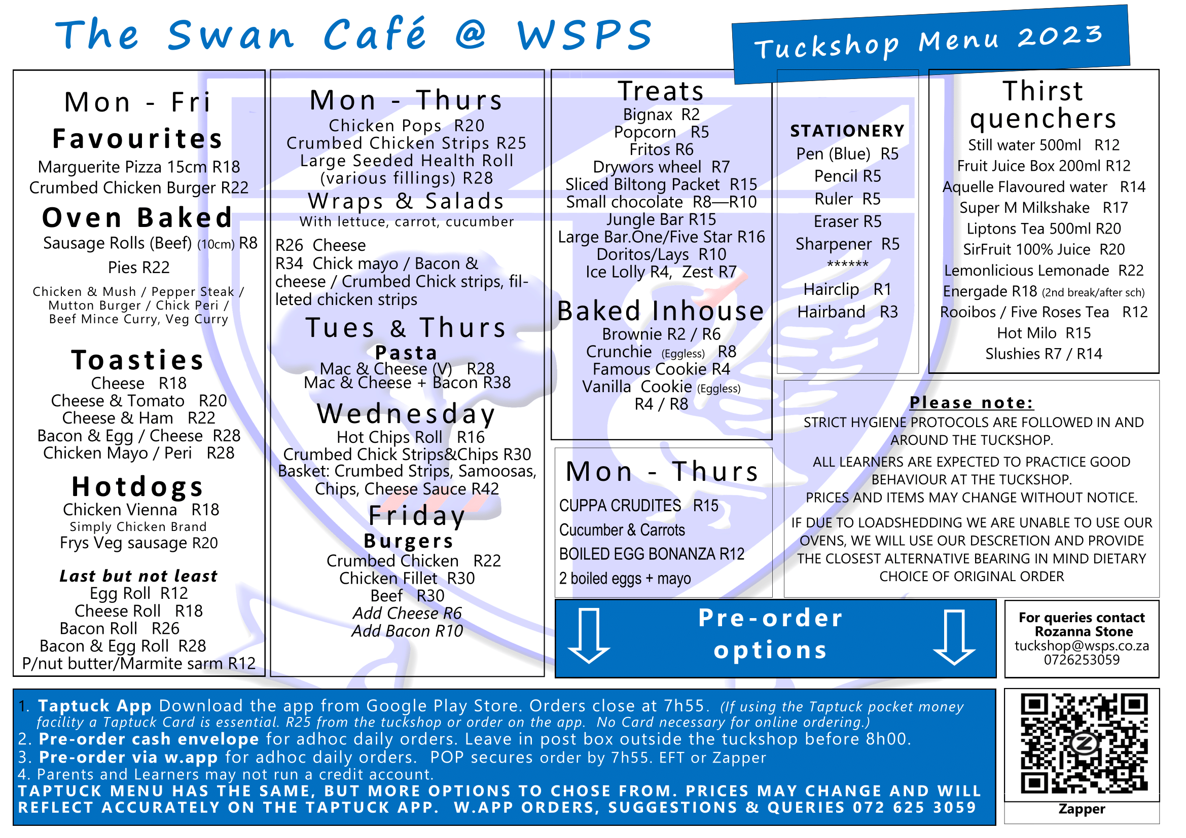 WSPS TUCKSHOP MENU 2023 learners-1